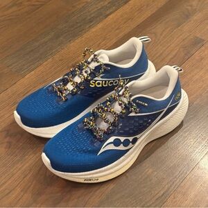 Saucony Ride 17 Cobalt White Running Shoes Sneakers S10924-136 Women's Size 10.5